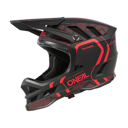 Cască MTB O'NEAL BLADE POLYACRYLITE STRIKE Negru/Roșu