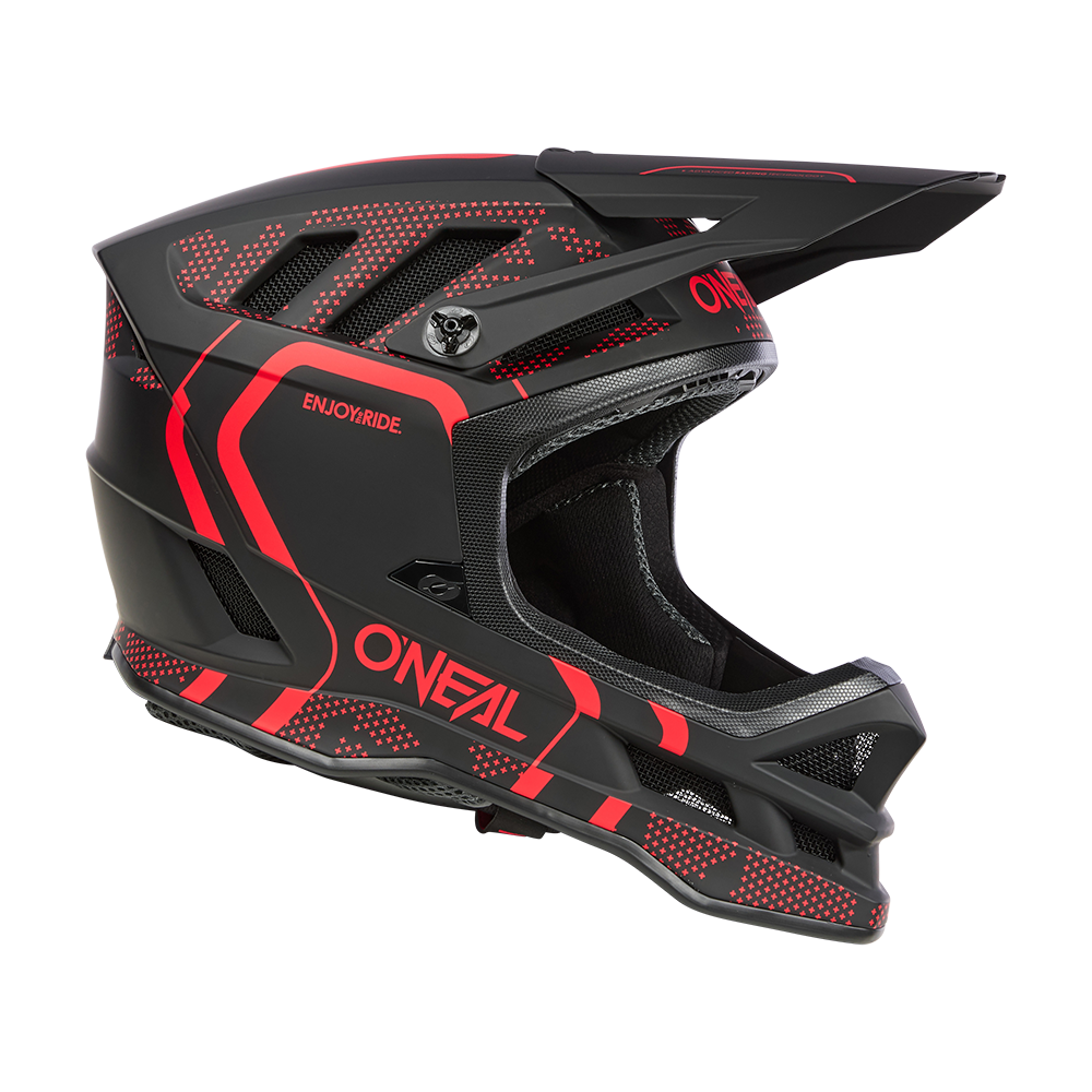 Přilba MTB O'NEAL BLADE POLYACRYLITE STRIKE černá/červená