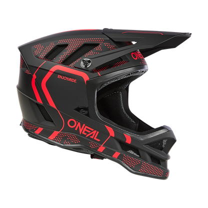 Cască MTB O'NEAL BLADE POLYACRYLITE STRIKE Negru/Roșu
