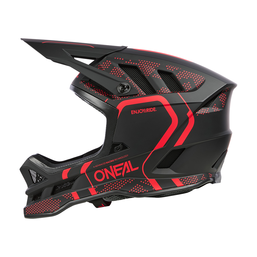 Přilba MTB O'NEAL BLADE POLYACRYLITE STRIKE černá/červená