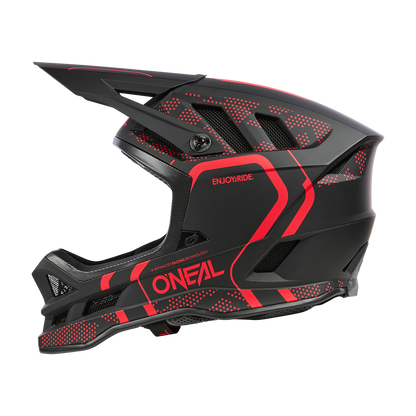 Cască MTB O'NEAL BLADE POLYACRYLITE STRIKE Negru/Roșu