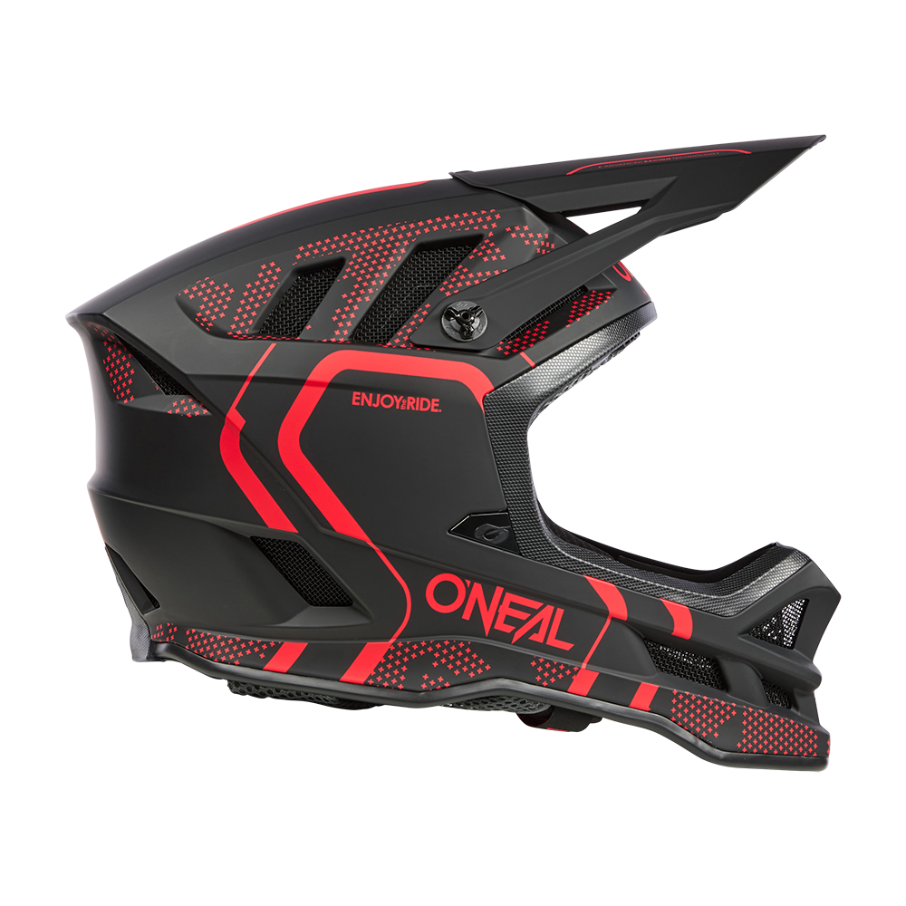 Přilba MTB O'NEAL BLADE POLYACRYLITE STRIKE černá/červená