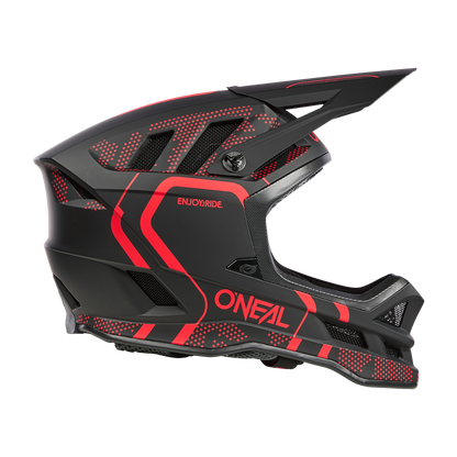 Cască MTB O'NEAL BLADE POLYACRYLITE STRIKE Negru/Roșu