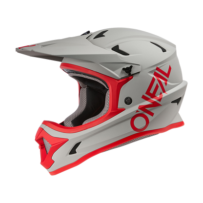 MTB ķivere O'NEAL SONUS SOLID Pelēka/Sarkana