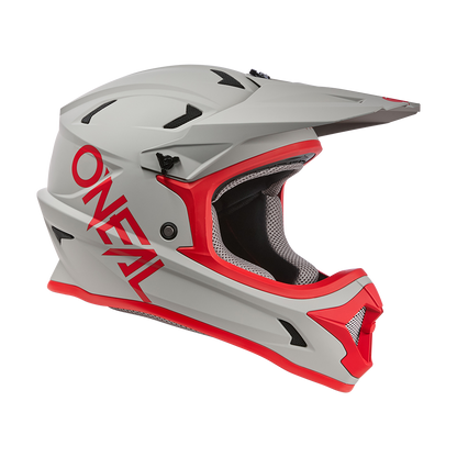 MTB ķivere O'NEAL SONUS SOLID Pelēka/Sarkana