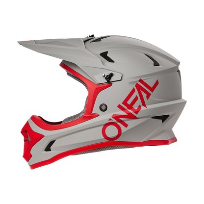 MTB ķivere O'NEAL SONUS SOLID Pelēka/Sarkana