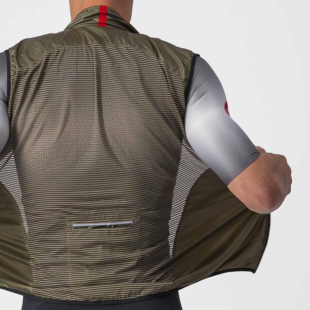 CASTELLI ARIA Sleeveless Gilet Brown
