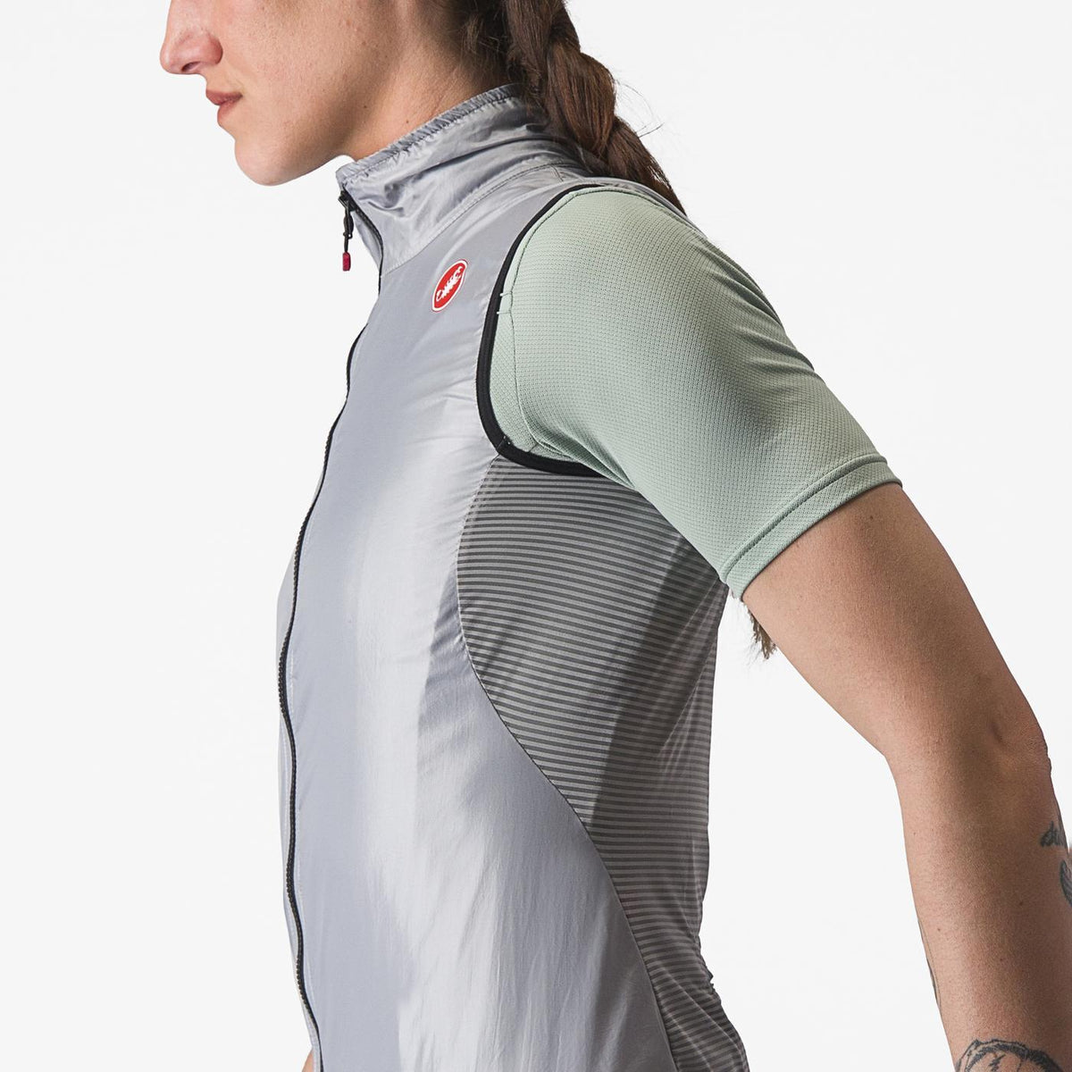 CASTELLI ARIA Women's Sleeveless Jacket Grey