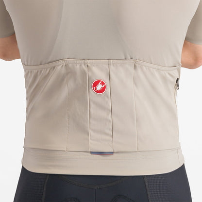 Tricou CASTELLI PROLOGO LITE Mânecă Scurtă Bej