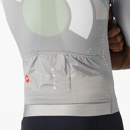 CASTELLI R-A/D kortärmad tröja Flerfärgad Grå