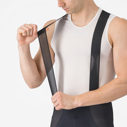 Krátký cyklistický kraťas s laclem CASTELLI A/C Černý