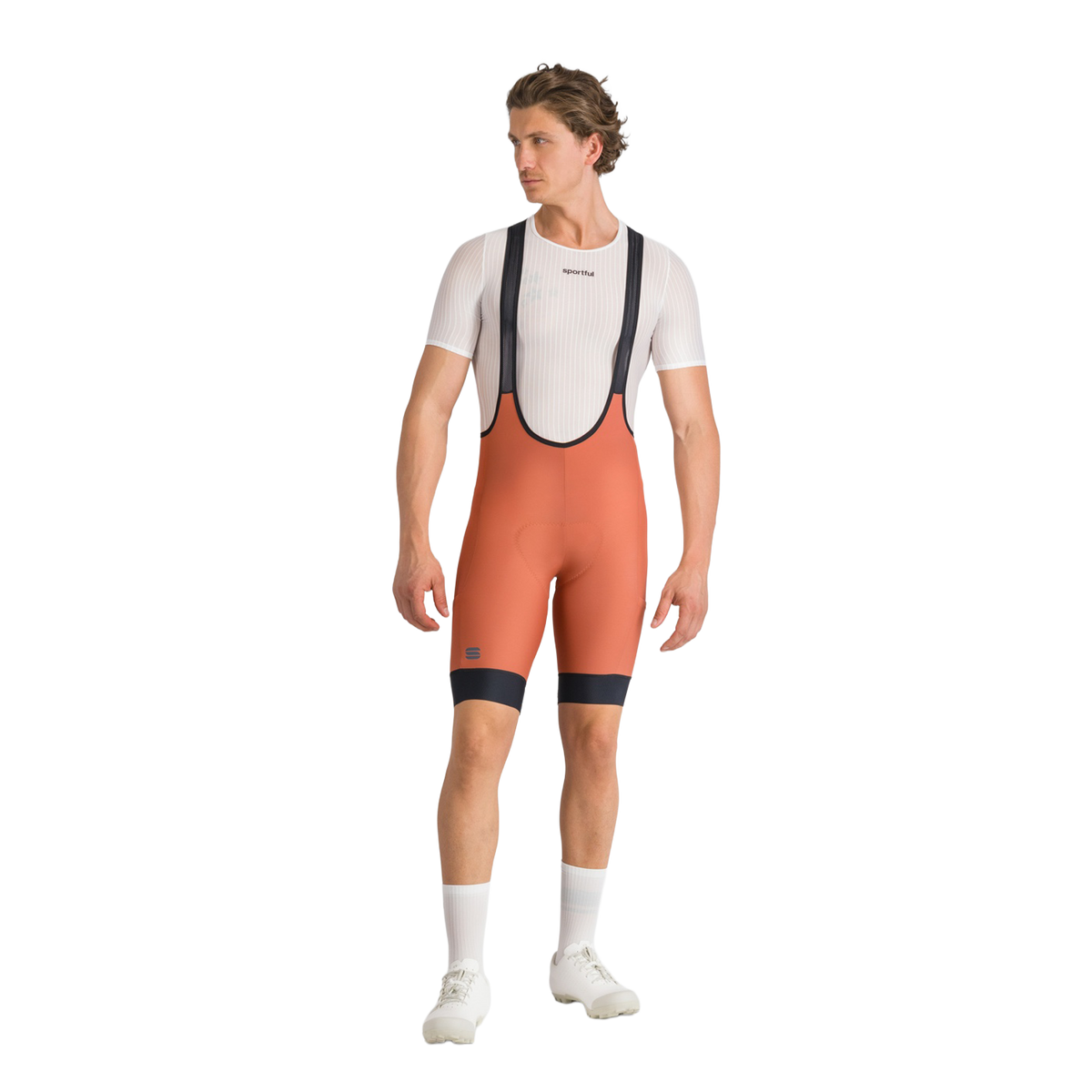 SPORTFUL GIARA 2 Men's Short Bib Shorts Orange