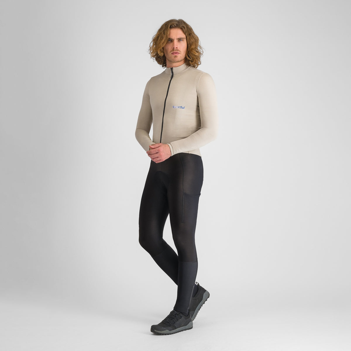 Sportful Supergiara Wool långärmad cykeltröja, beige
