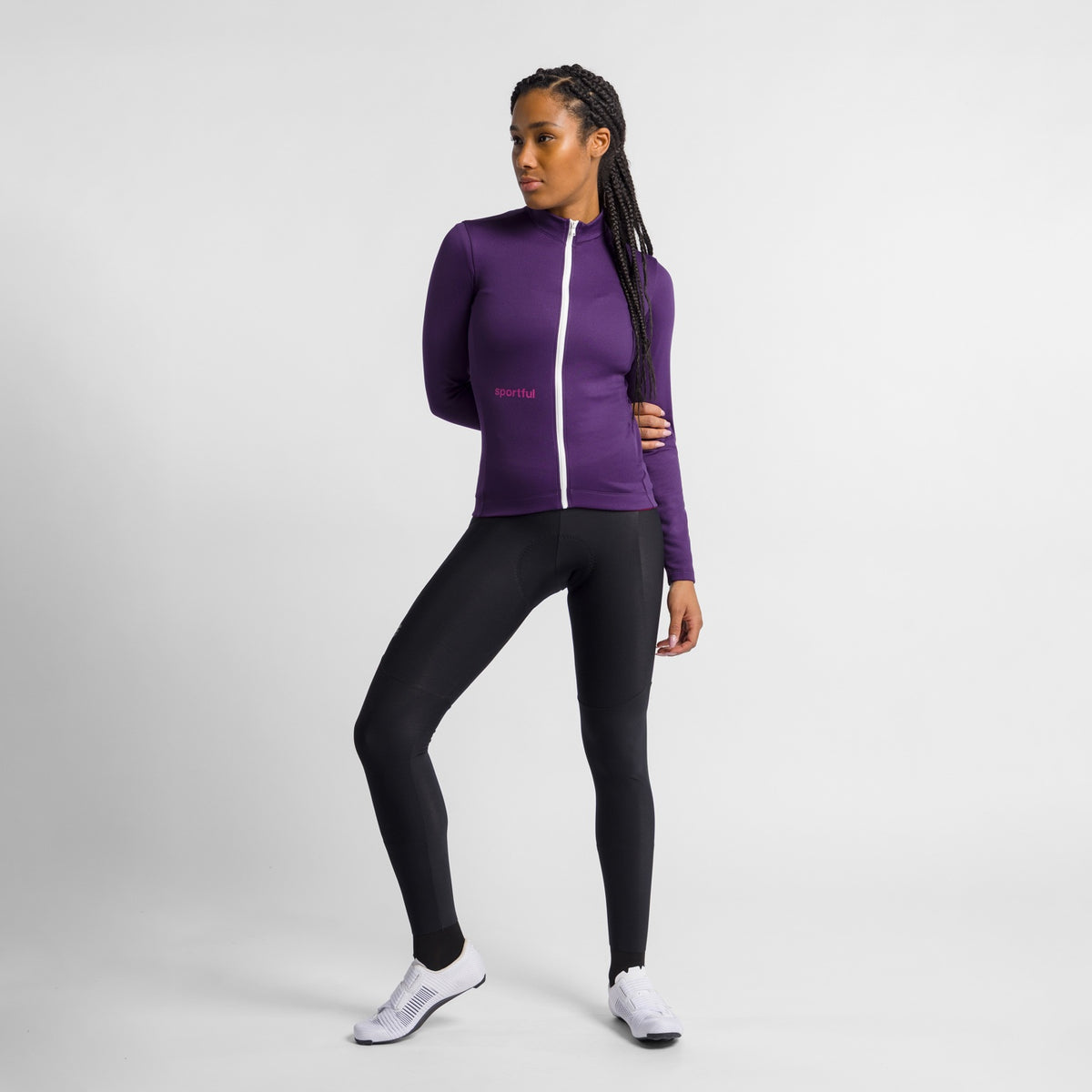 Sportful Classic Women’s Long Sleeve Jersey Purple