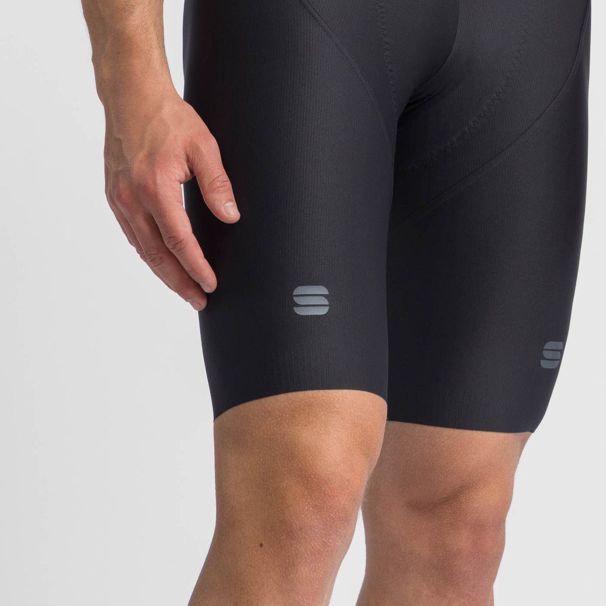 Lyhyt henkselipyöräilyshortsit SPORTFUL LTD 2 Musta