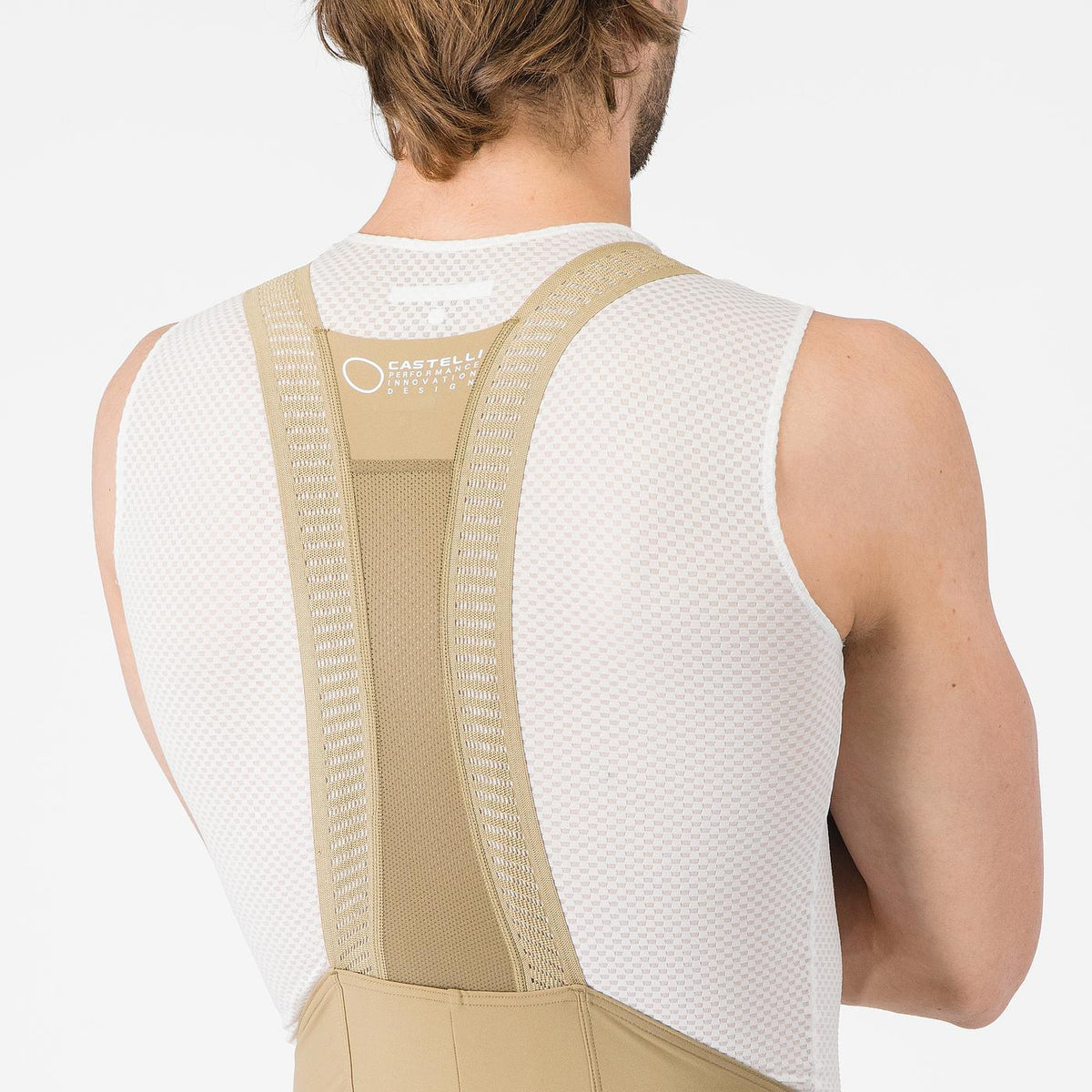 Cykelshorts med Seler CASTELLI ESPRESSO 2 Beige Elmwood