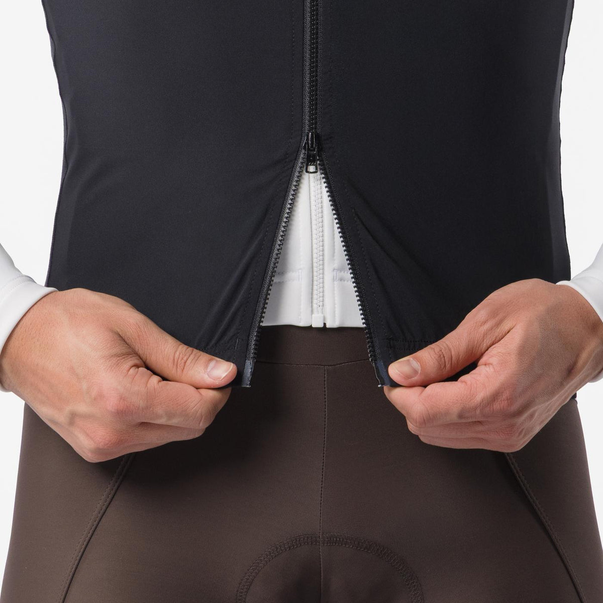 CASTELLI ESPRESSO 2 Sleeveless Jacket Black/White