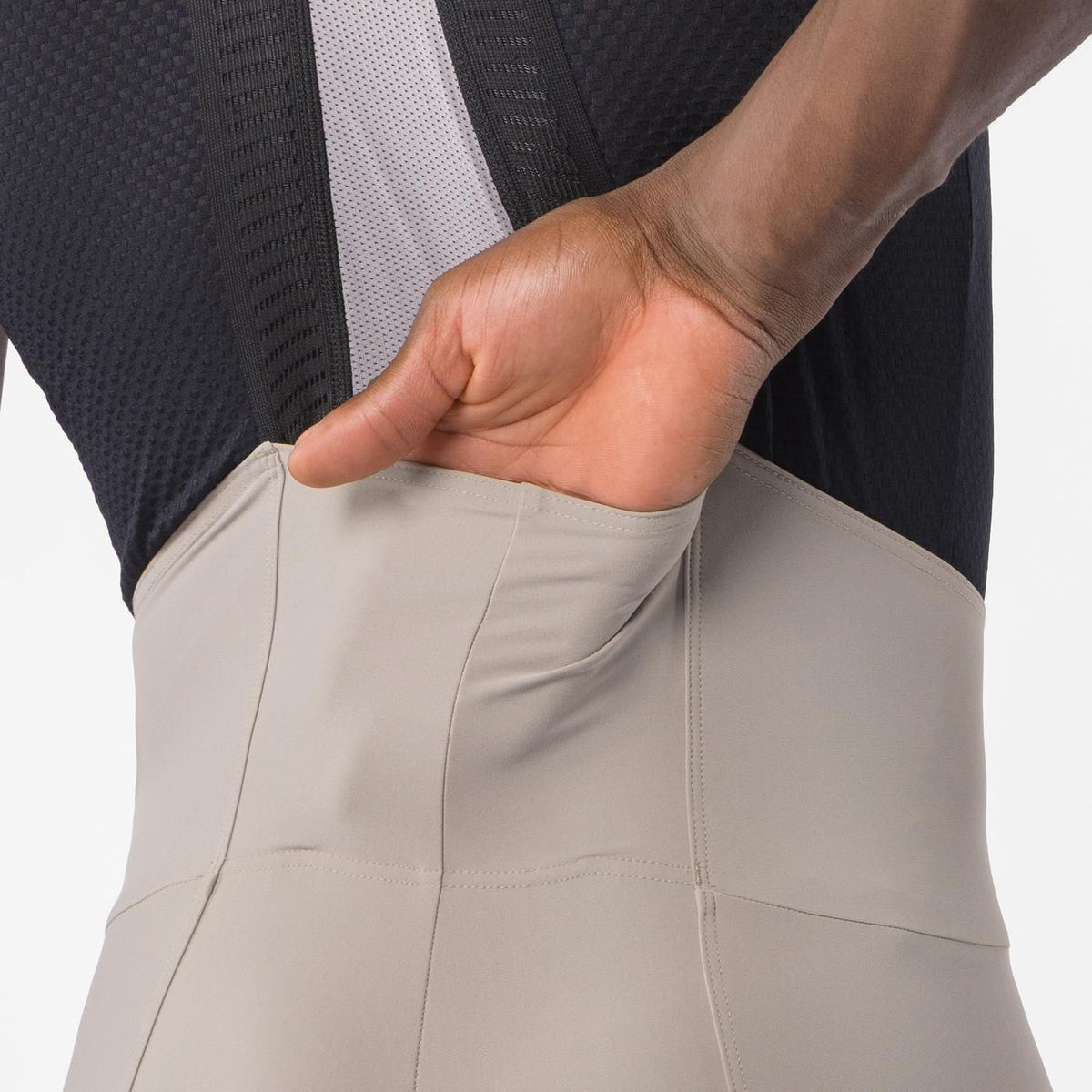 CASTELLI ESPRESSO Transition Bib Tights Beige