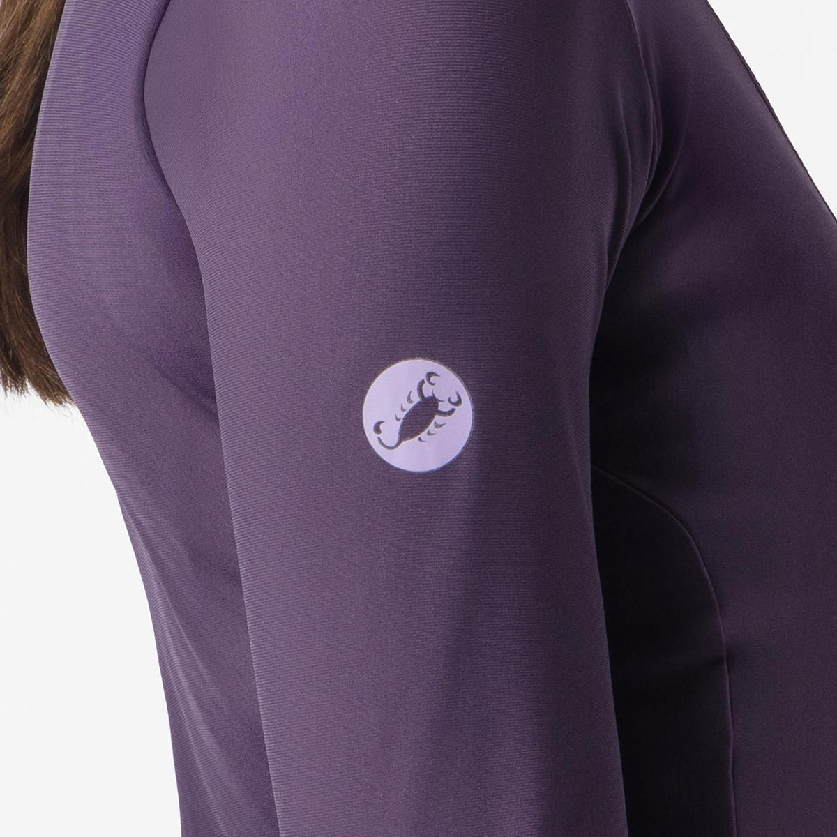 CASTELLI ESPRESSO THERMAL 2 langærmet cykeltrøje til kvinder i lilla