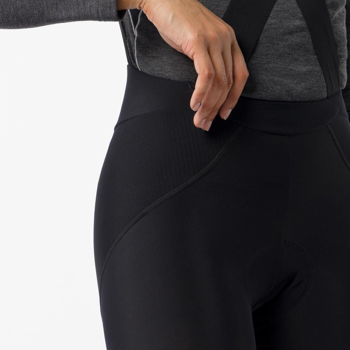 Lange Bib-shorts CASTELLI COMPETIZIONE DT Dame Sort