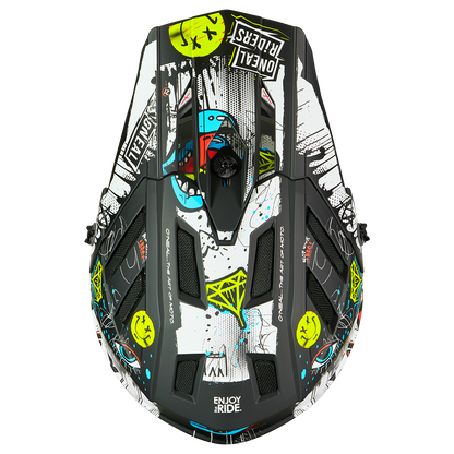 O'NEAL BACKFLIP RANCID MTB Helmet Black/White