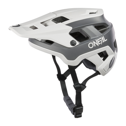 MTB šalmas O'NEAL DEFENDER SOLID pilkas / baltas