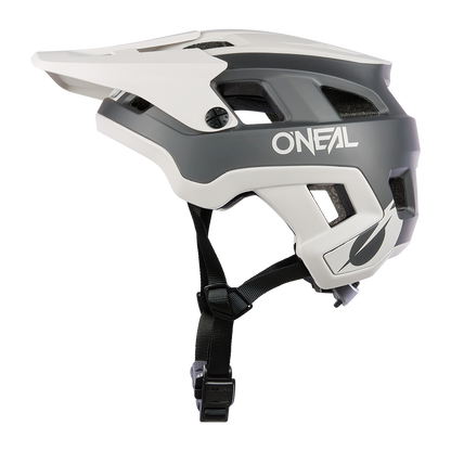 MTB šalmas O'NEAL DEFENDER SOLID pilkas / baltas
