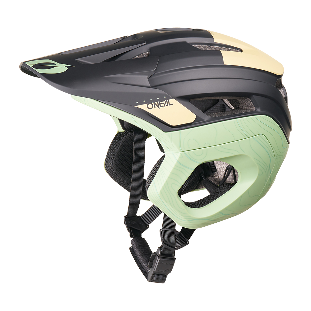 Κράνος MTB O'NEAL TRAPPER EVO TOPO Μαύρο/Sand/Mint