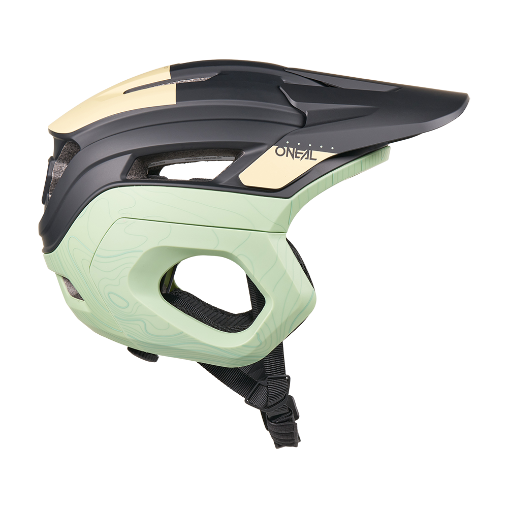 Κράνος MTB O'NEAL TRAPPER EVO TOPO Μαύρο/Sand/Mint