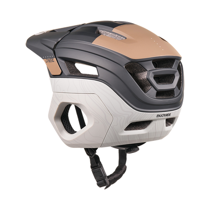 Cască MTB O'NEAL TRAPPER EVO SOLID Negru/Maro/Gri