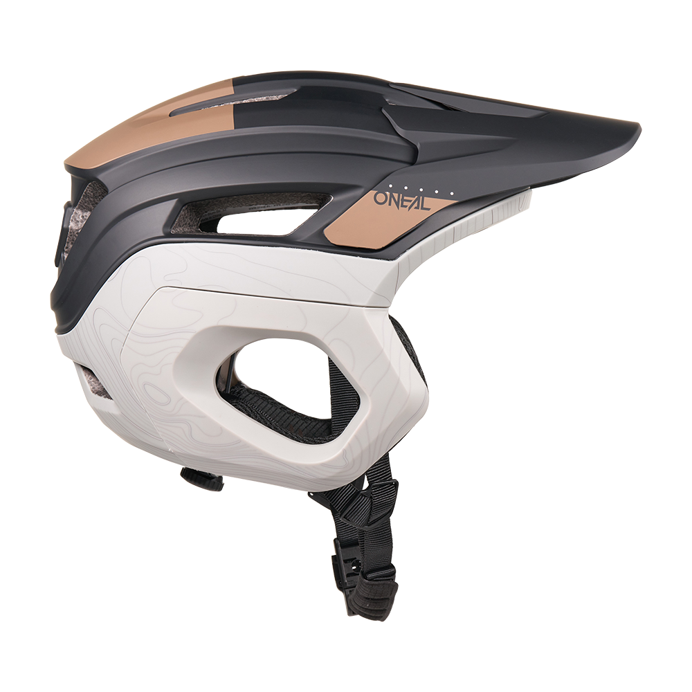 O'NEAL TRAPPER EVO SOLID MTB Helmet Black/Brown/Grey