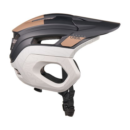 Cască MTB O'NEAL TRAPPER EVO SOLID Negru/Maro/Gri