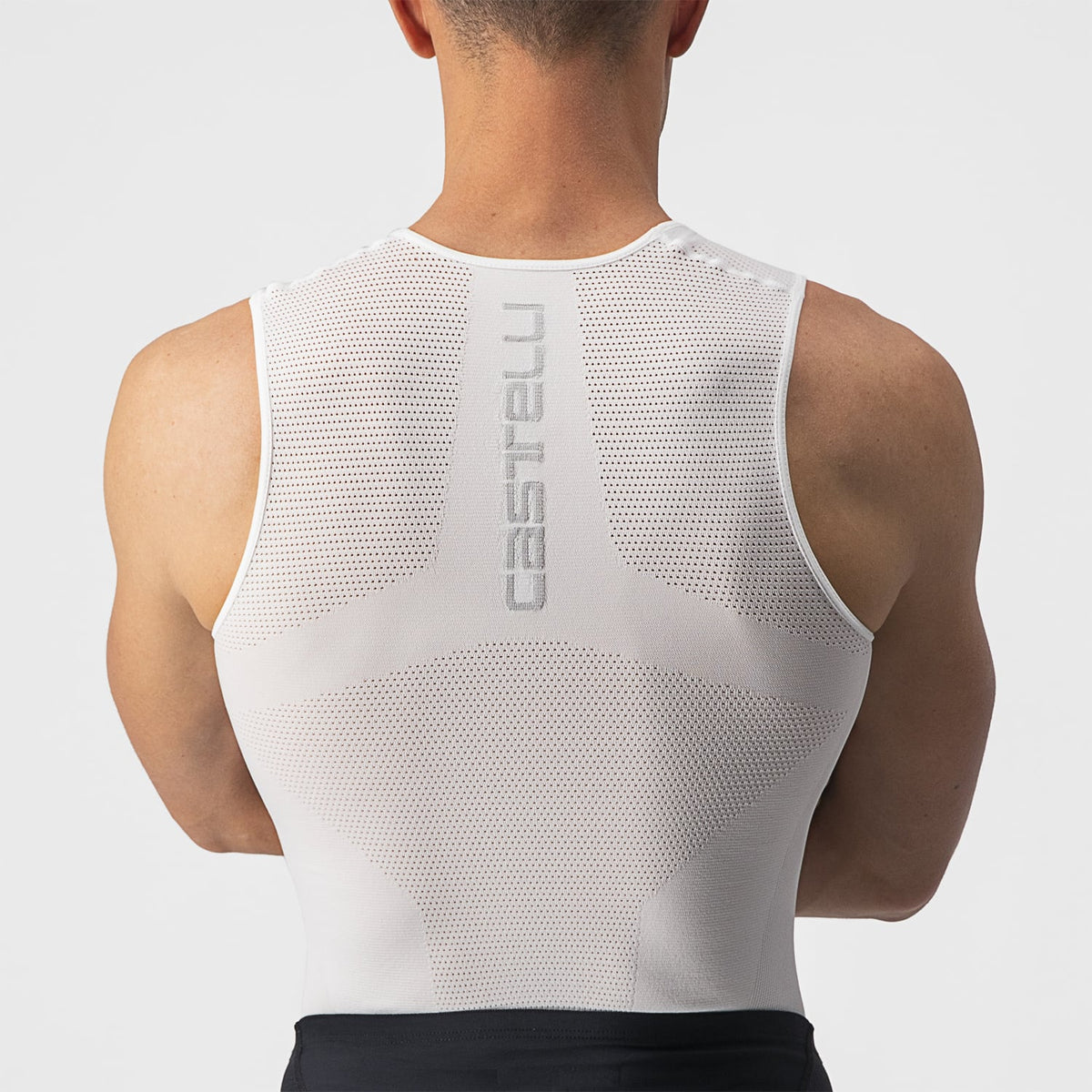 CASTELLI CORE SEAMLESS Hihaton Tekninen Aluspaita Valkoinen