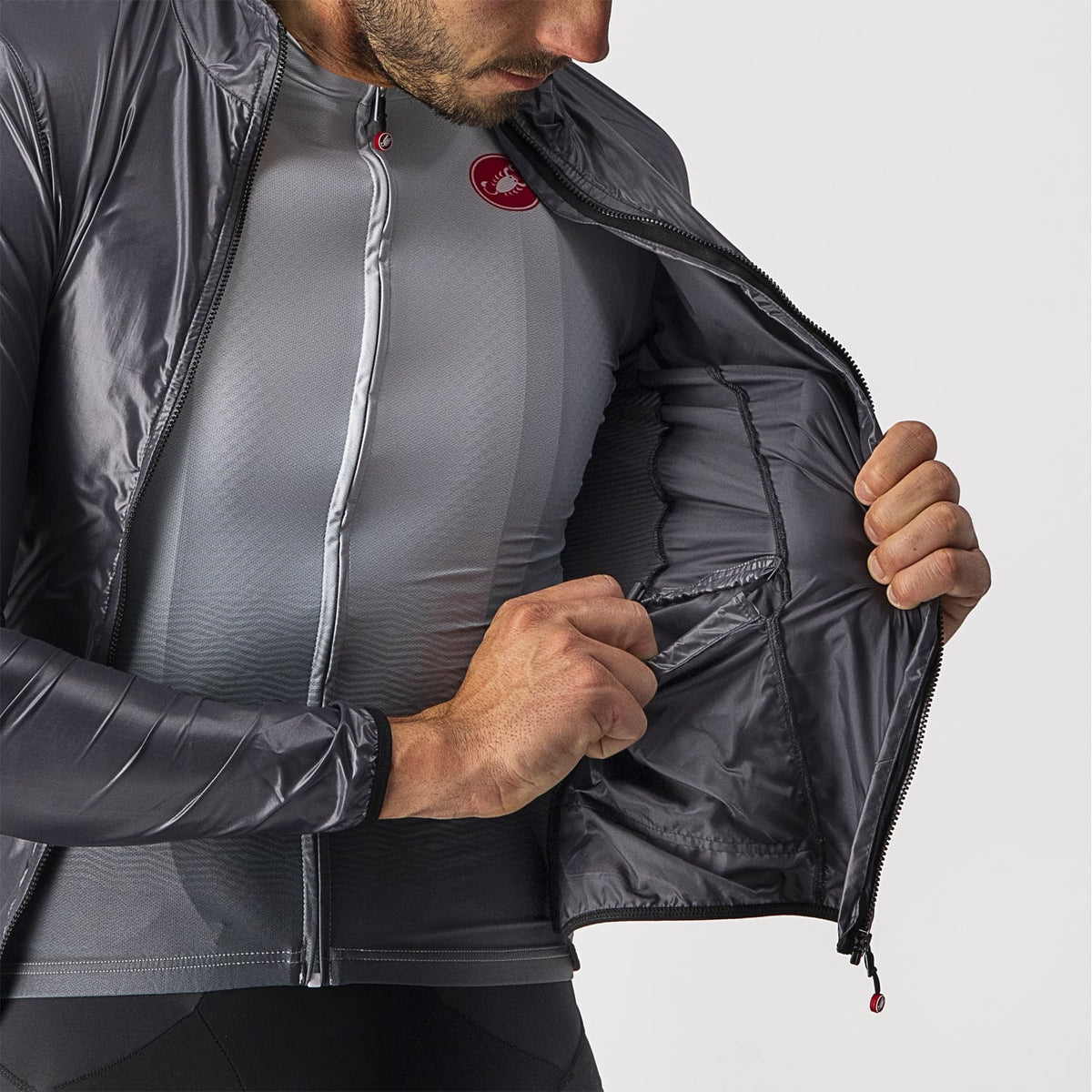 CASTELLI ARIA SHELL Dark Grey Jacket