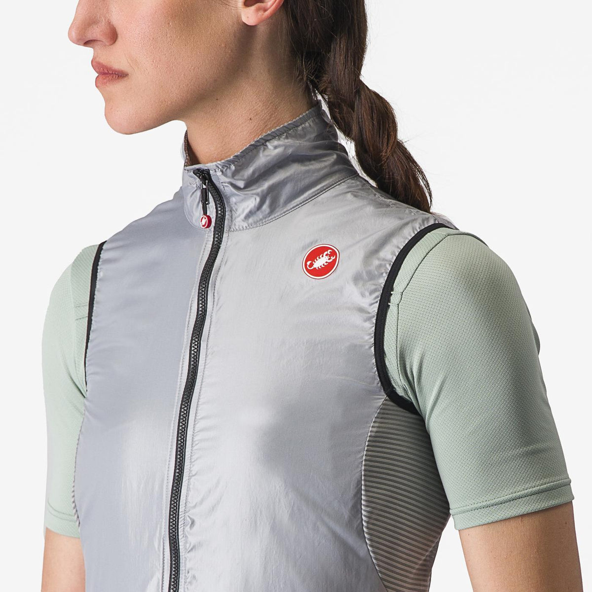 CASTELLI ARIA Women's Sleeveless Jacket Grey
