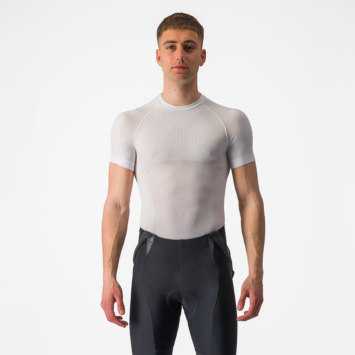 Alusvaate CASTELLI CORE SEAMLESS Lyhythihainen Valkoinen