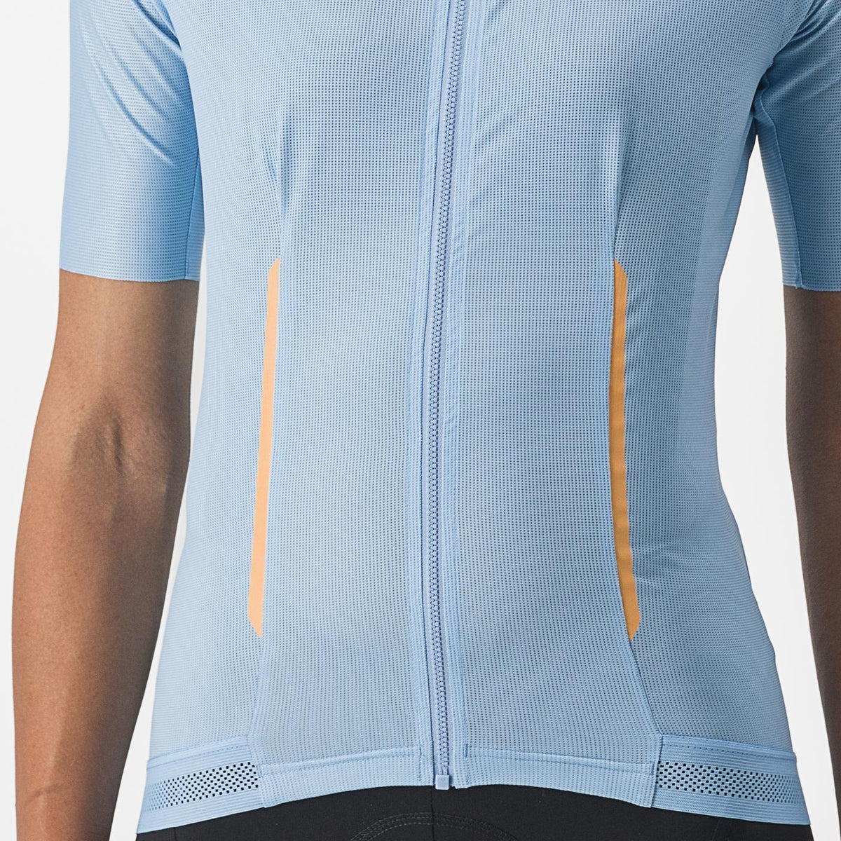 Maillot CASTELLI ENDURANCE W Dam Kortärmat Blå