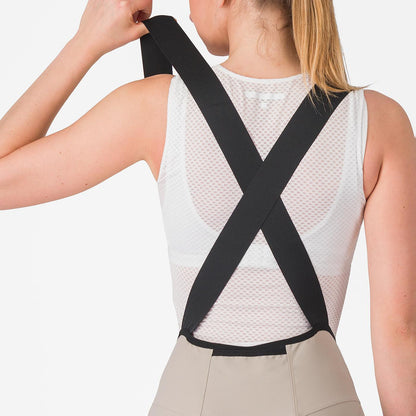 Korte Bretelbroek CASTELLI ESPRESSO W DT Dames Beige