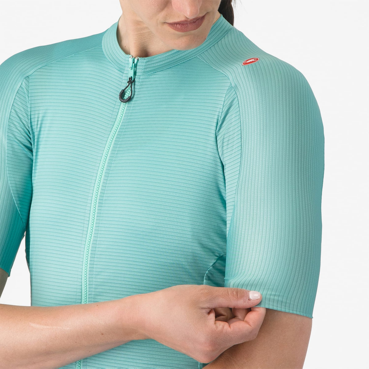 Shirt CASTELLI ESPRESSO Dames Korte Mouwen Turquoise