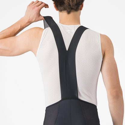 Krátký cyklistický kraťas s laclem CASTELLI A/C Černý