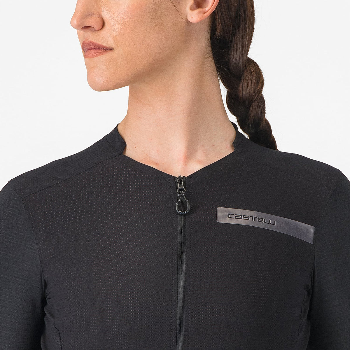 CASTELLI PREMIO EVO dame cykeltrøje korte ærmer sort