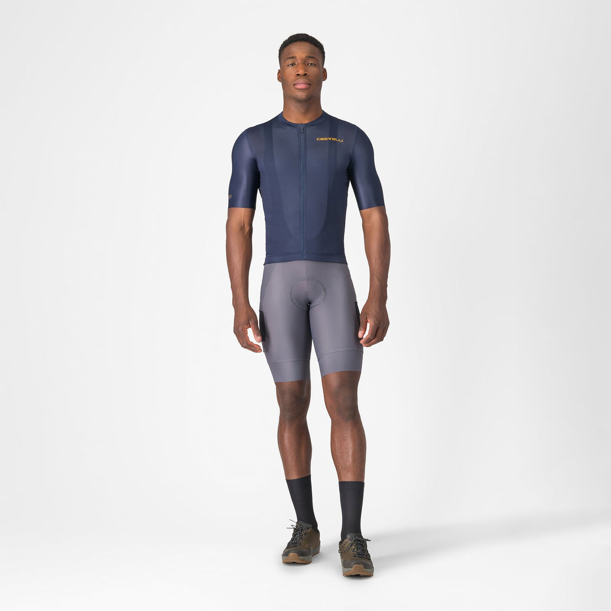 CASTELLI UNLIMITED ENTRATA 3 Short Sleeve Navy Jersey