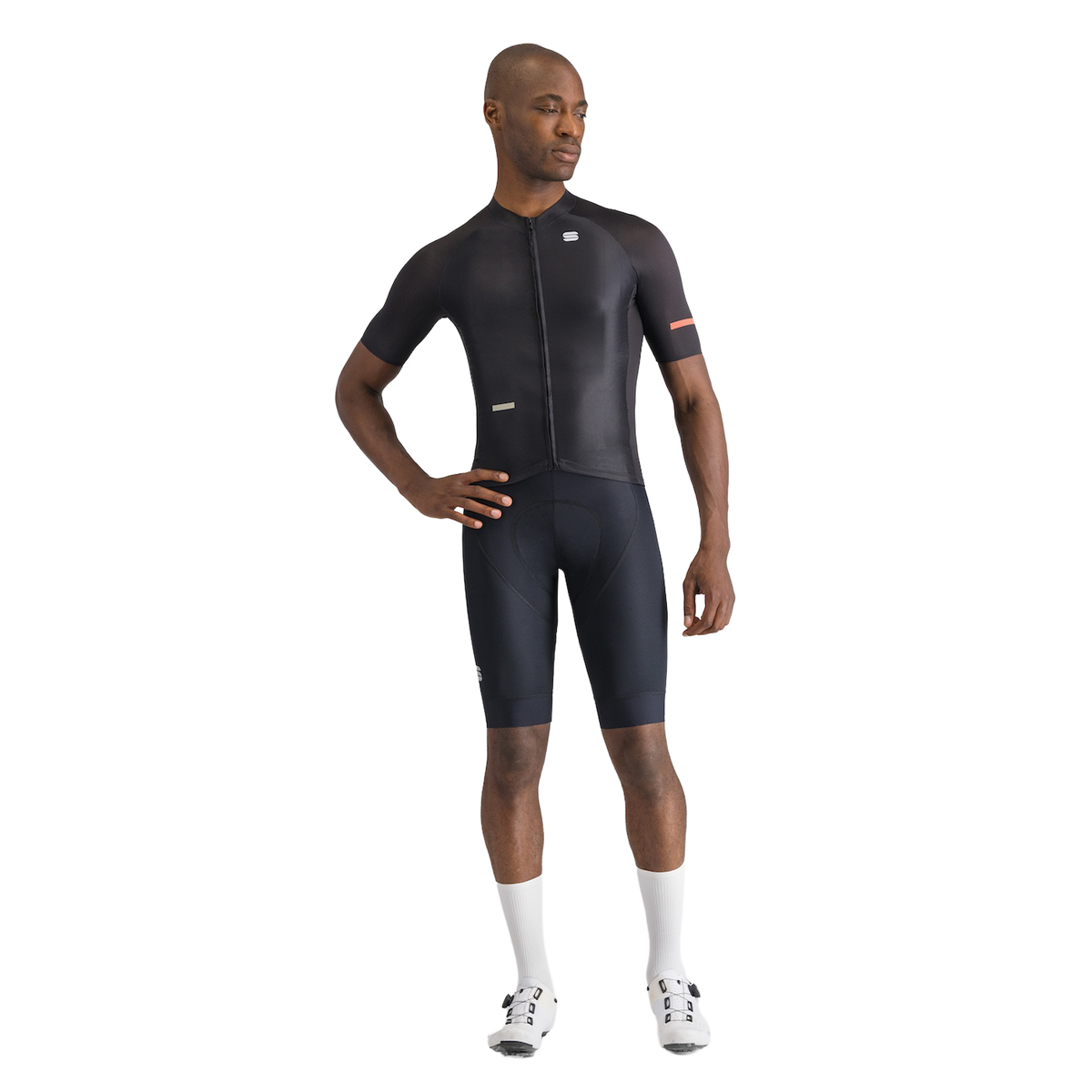 Trøje SPORTFUL SUPERNOVA Korte Ærmer Sort