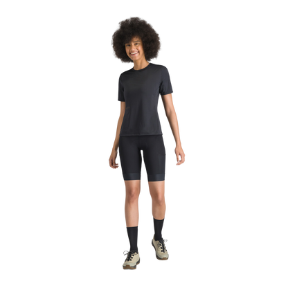 Μπλουζάκι SPORTFUL SUPERGIARA TEE Κοντά Μανίκια Γυναικείο Μαύρο