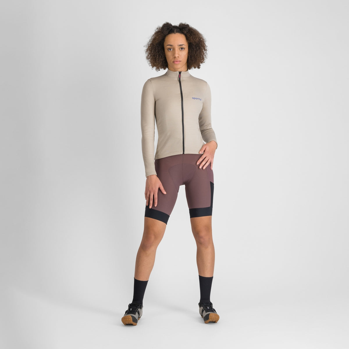 SPORTFUL SUPERGIARA WOOL Women's Long-Sleeved Jersey Beige