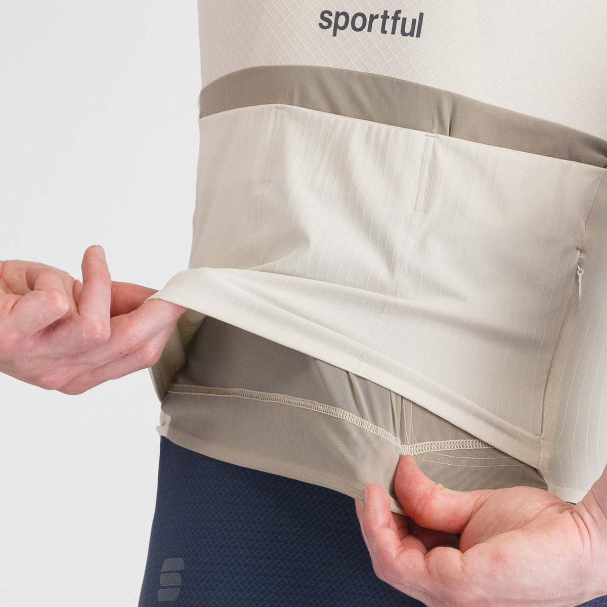 Μπλούζο SPORTFUL HYPEREPIC Κοντό Μανίκι Κρεμ