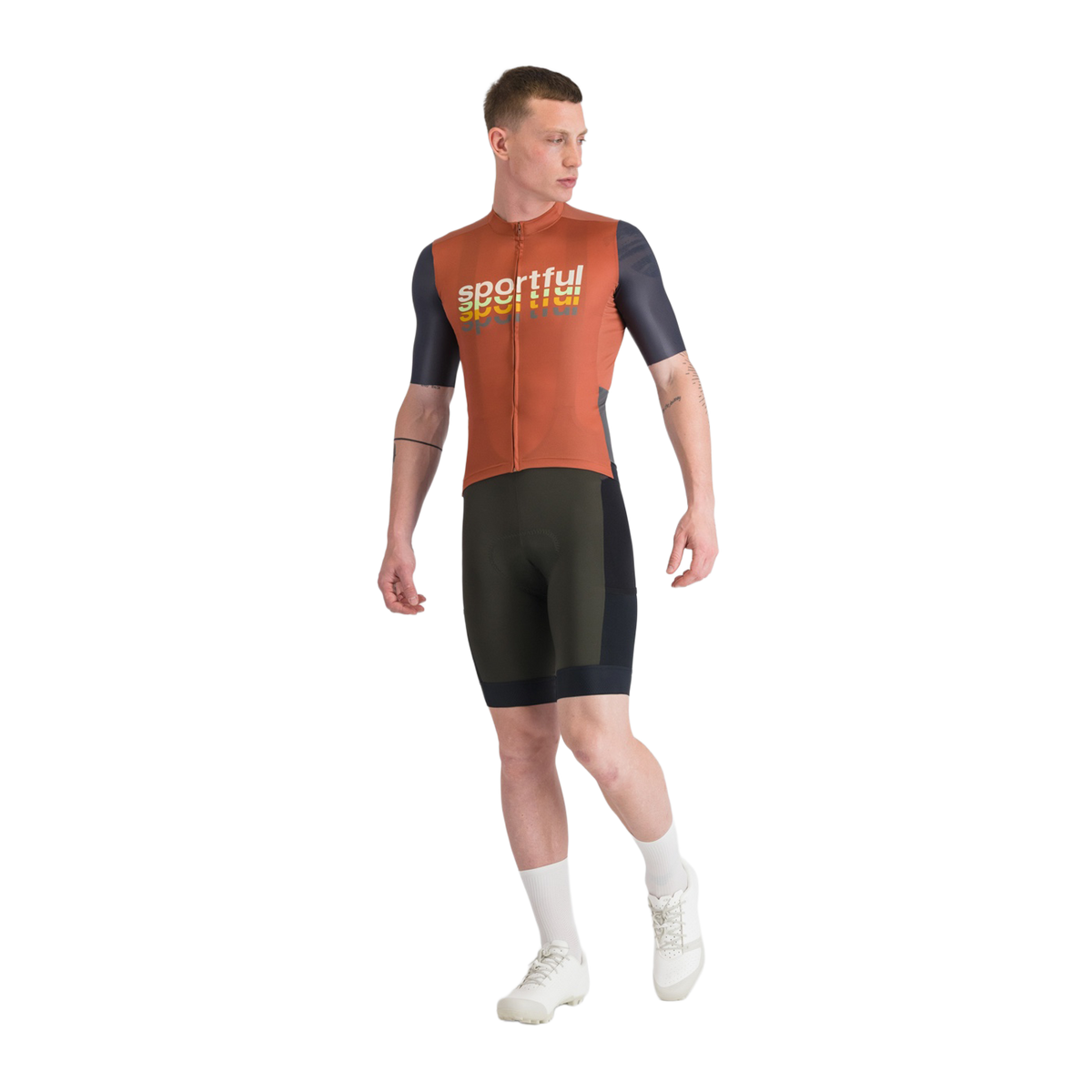 Cykeltröja SPORTFUL SUPERGIARA 2 LOGO Kortärmad Orange