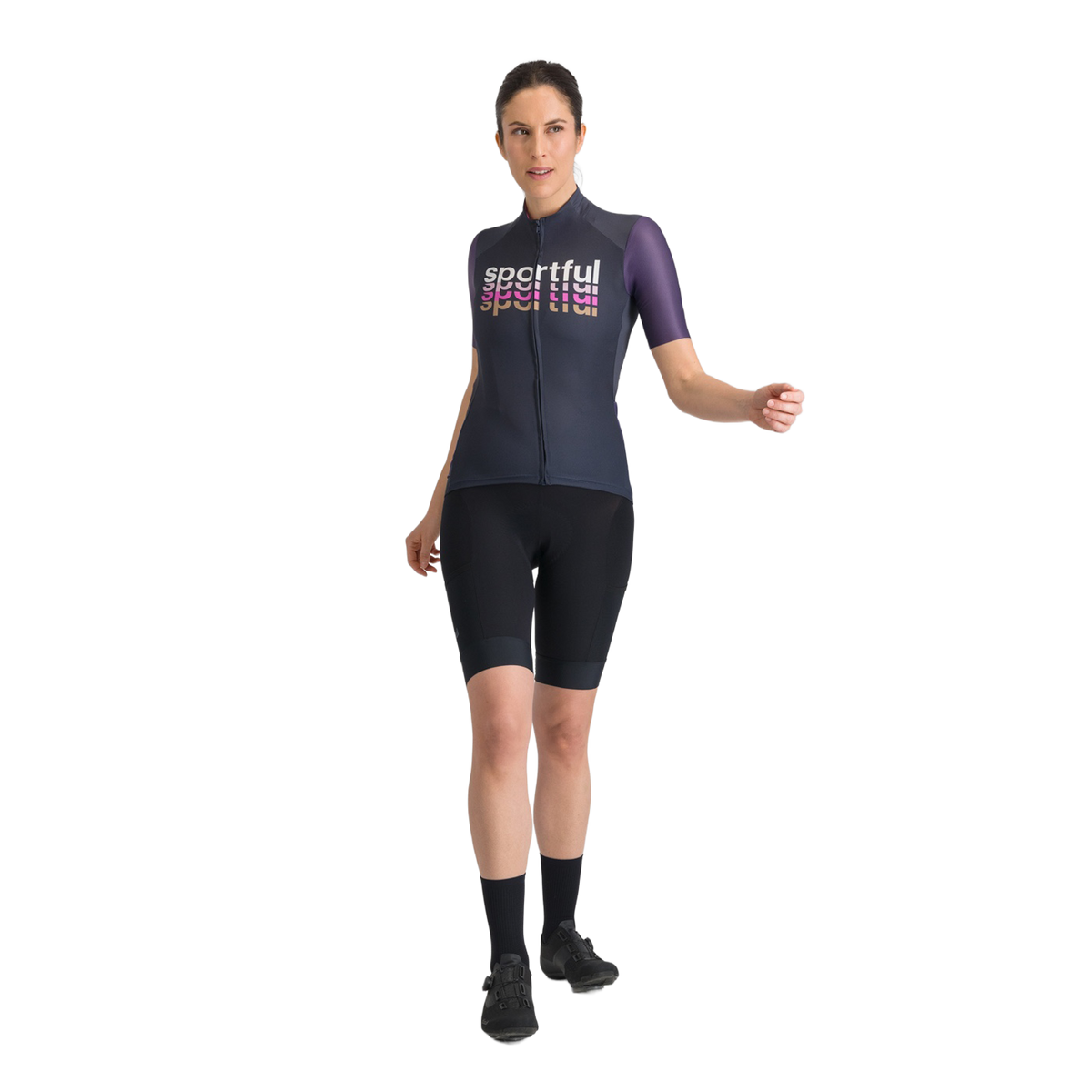 SPORTFUL SUPERGIARA 2 LOGO Short Sleeve Jersey Women's Navy