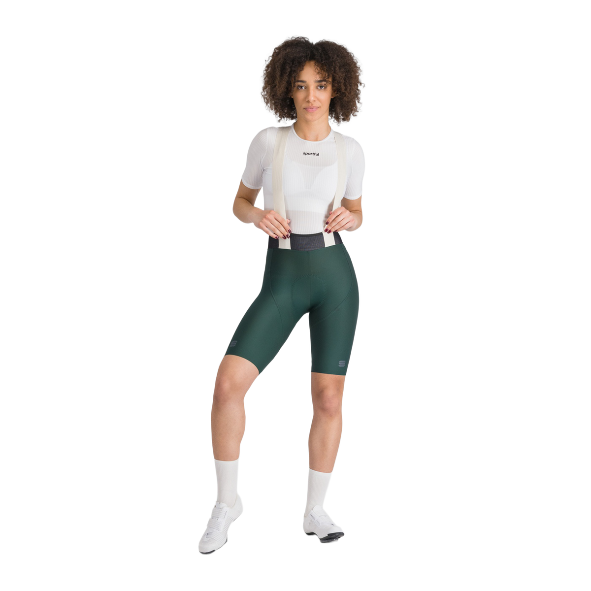 Korte Bretelsbroek SPORTFUL LTD 2 Dames Kaki
