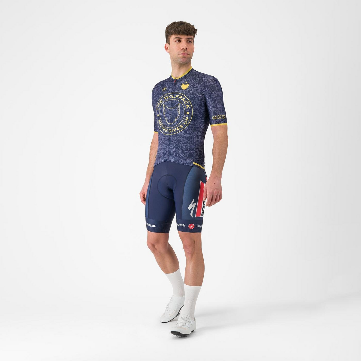 CASTELLI WOLFPACK 1000 VICTORY Short-Sleeve Jersey Navy
